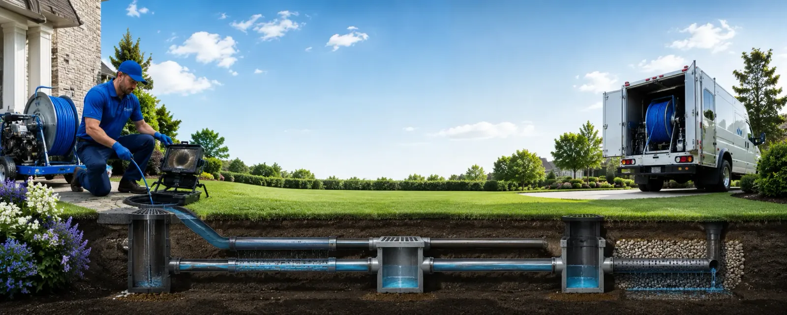 Outdoor drain cleaning information for Reading, PA